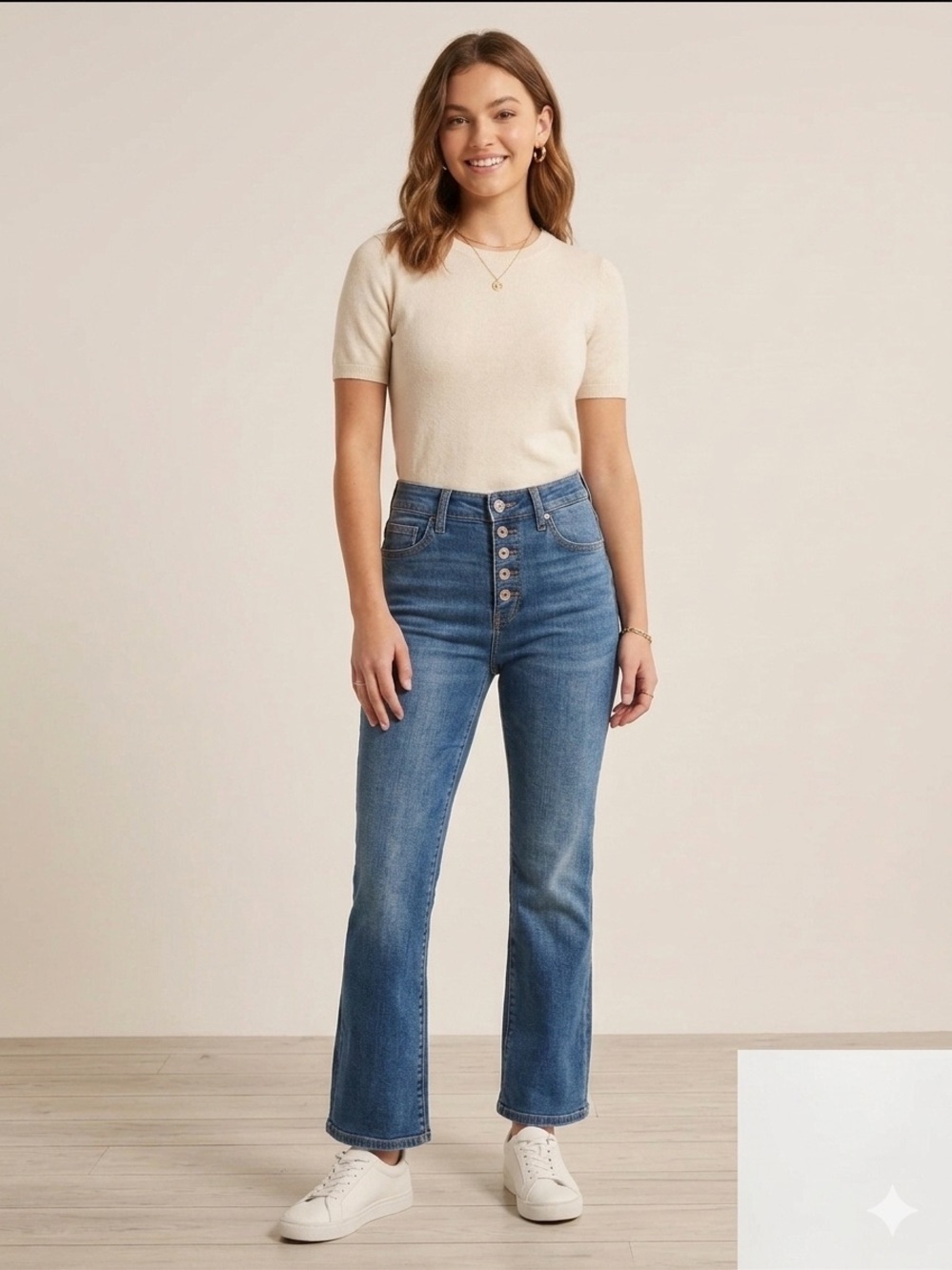 Pilcro and the Letterpress Women’s High-Rise Flare Jeans - Blue